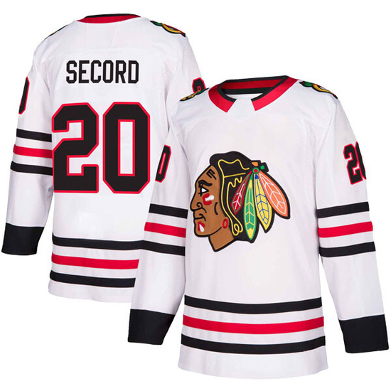 Adidas Al Secord Chicago Blackhawks Youth Authentic Away Jersey - White