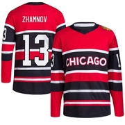 Adidas Alex Zhamnov Chicago Blackhawks Authentic Reverse Retro 2.0 Jersey - Red