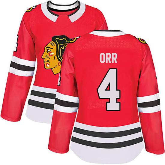 Adidas Bobby Orr Chicago Blackhawks Women's Authentic Home Jersey - Red