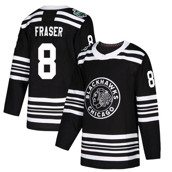 Adidas Curt Fraser Chicago Blackhawks Youth Authentic 2019 Winter Classic Jersey - Black