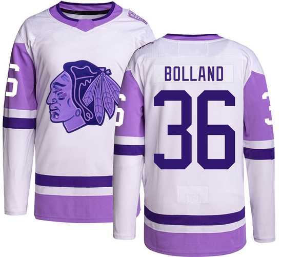 Adidas Dave Bolland Chicago Blackhawks Authentic Hockey Fights Cancer Jersey -