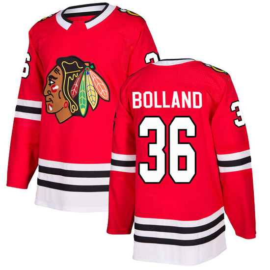 Adidas Dave Bolland Chicago Blackhawks Youth Authentic Home Jersey - Red