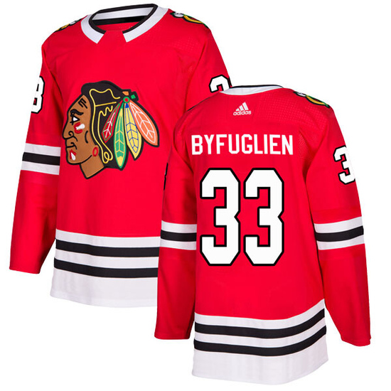 Adidas Dustin Byfuglien Chicago Blackhawks Authentic Home Jersey - Red