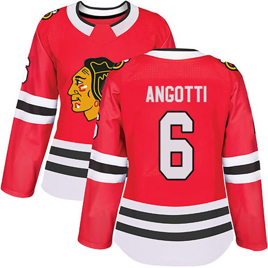 Adidas Lou Angotti Chicago Blackhawks Women's Authentic Home Jersey - Red