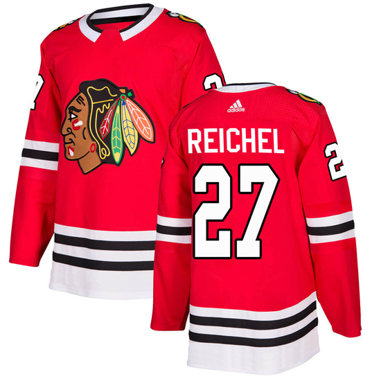 Adidas Lukas Reichel Chicago Blackhawks Authentic Home Jersey - Red