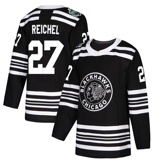 Adidas Lukas Reichel Chicago Blackhawks Youth Authentic 2019 Winter Classic Jersey - Black