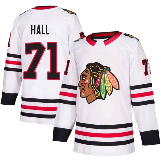 Adidas Taylor Hall Chicago Blackhawks Authentic Away Jersey - White