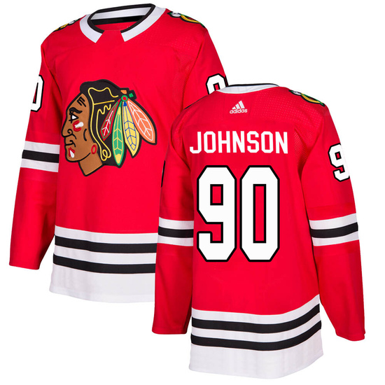 Adidas Tyler Johnson Chicago Blackhawks Authentic Home Jersey - Red
