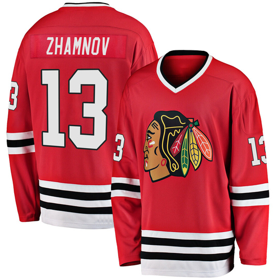 Fanatics Branded Alex Zhamnov Chicago Blackhawks Premier Breakaway Heritage Jersey - Red