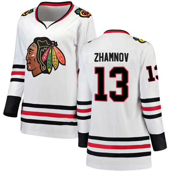 Fanatics Branded Alex Zhamnov Chicago Blackhawks Women's Breakaway Away Jersey - White