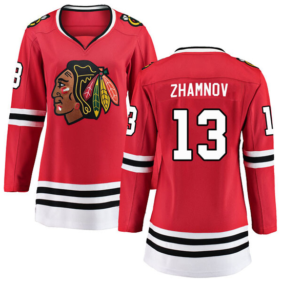 Fanatics Branded Alex Zhamnov Chicago Blackhawks Women's Breakaway Home Jersey - Red