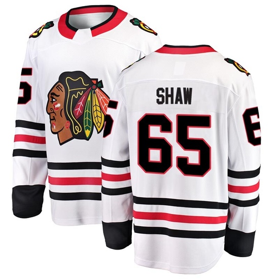 Fanatics Branded Andrew Shaw Chicago Blackhawks Breakaway Away Jersey - White