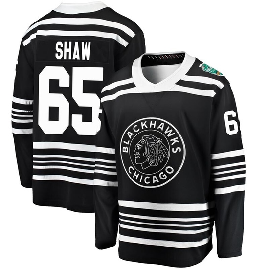 Fanatics Branded Andrew Shaw Chicago Blackhawks Youth 2019 Winter Classic Breakaway Jersey - Black