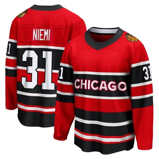 Fanatics Branded Antti Niemi Chicago Blackhawks Breakaway Special Edition 2.0 Jersey - Red