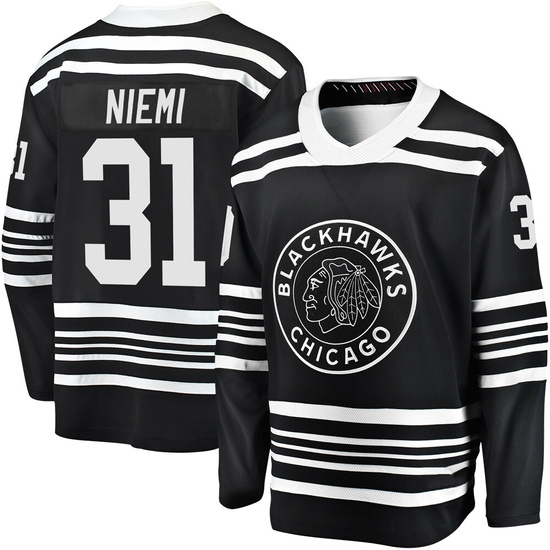 Fanatics Branded Antti Niemi Chicago Blackhawks Premier Breakaway Alternate 2019/20 Jersey - Black