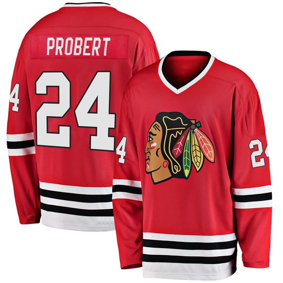 Fanatics Branded Bob Probert Chicago Blackhawks Premier Breakaway Heritage Jersey - Red