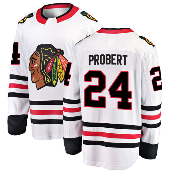 Fanatics Branded Bob Probert Chicago Blackhawks Youth Breakaway Away Jersey - White