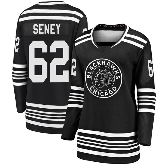 Fanatics Branded Brett Seney Chicago Blackhawks Women's Premier Breakaway Alternate 2019/20 Jersey - Black