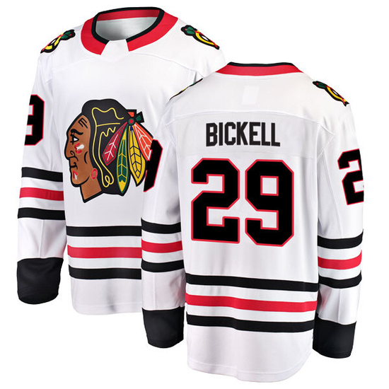 Fanatics Branded Bryan Bickell Chicago Blackhawks Youth Breakaway Away Jersey - White