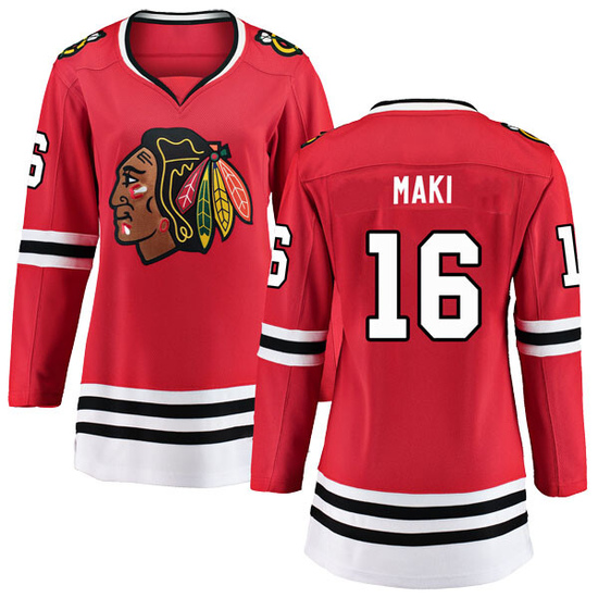 Fanatics Branded Chico Maki Chicago Blackhawks Women's Breakaway Home Jersey - Red