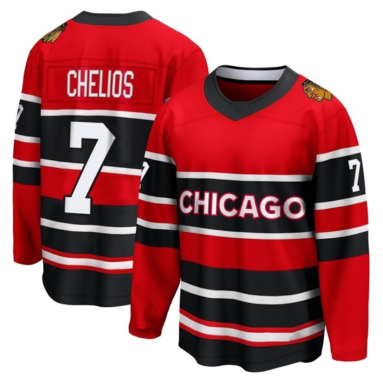 Fanatics Branded Chris Chelios Chicago Blackhawks Breakaway Special Edition 2.0 Jersey - Red