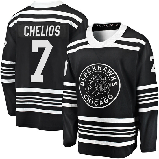 Fanatics Branded Chris Chelios Chicago Blackhawks Premier Breakaway Alternate 2019/20 Jersey - Black