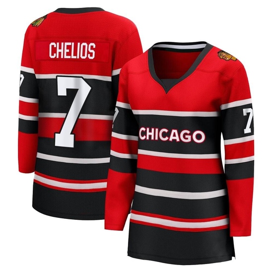 Fanatics Branded Chris Chelios Chicago Blackhawks Women's Breakaway Special Edition 2.0 Jersey - Red