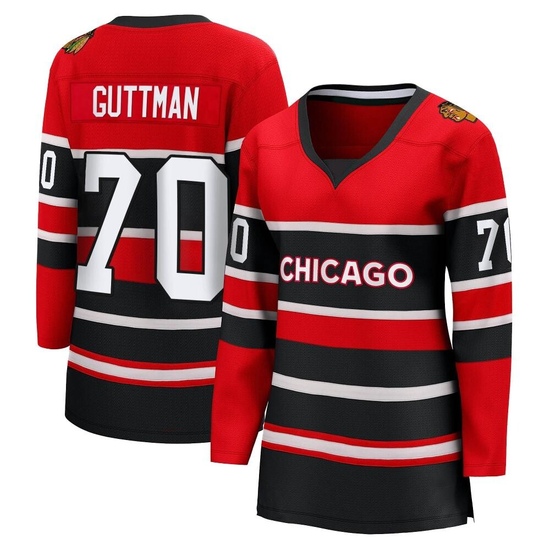 Fanatics Branded Cole Guttman Chicago Blackhawks Women's Breakaway Special Edition 2.0 Jersey - Red