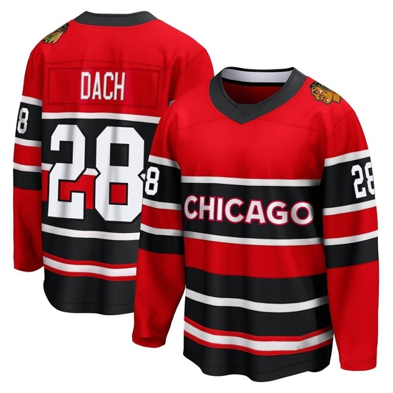 Fanatics Branded Colton Dach Chicago Blackhawks Youth Breakaway Special Edition 2.0 Jersey - Red
