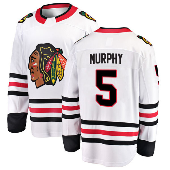 Fanatics Branded Connor Murphy Chicago Blackhawks Breakaway Away Jersey - White