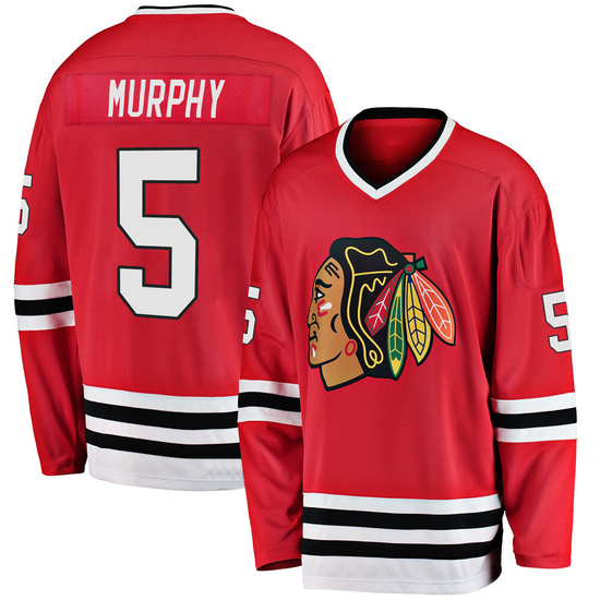 Fanatics Branded Connor Murphy Chicago Blackhawks Premier Breakaway Heritage Jersey - Red