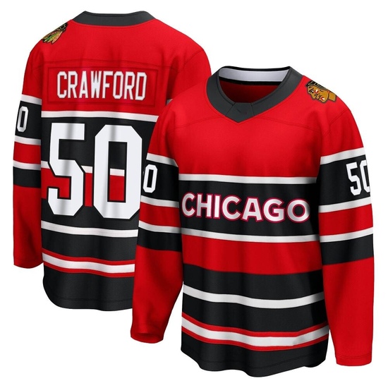 Fanatics Branded Corey Crawford Chicago Blackhawks Breakaway Special Edition 2.0 Jersey - Red