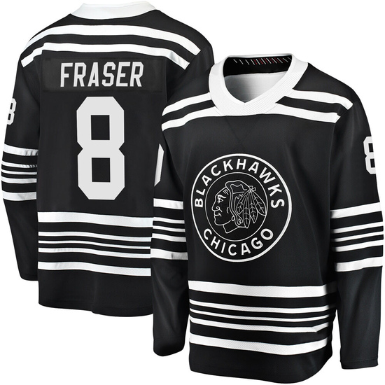 Fanatics Branded Curt Fraser Chicago Blackhawks Premier Breakaway Alternate 2019/20 Jersey - Black