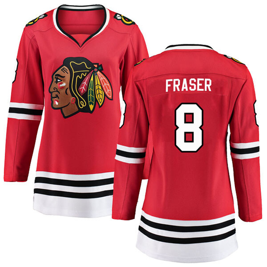 Fanatics Branded Curt Fraser Chicago Blackhawks Women's Breakaway Home Jersey - Red