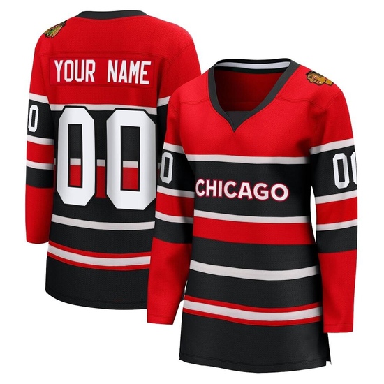 Fanatics Branded Custom Chicago Blackhawks Women's Custom Breakaway Special Edition 2.0 Jersey - Red