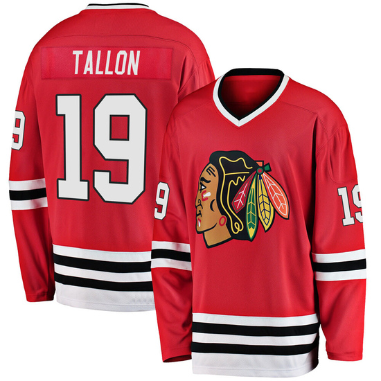Fanatics Branded Dale Tallon Chicago Blackhawks Premier Breakaway Heritage Jersey - Red