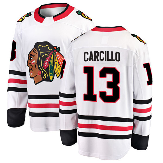 Fanatics Branded Daniel Carcillo Chicago Blackhawks Breakaway Away Jersey - White