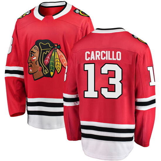 Fanatics Branded Daniel Carcillo Chicago Blackhawks Youth Breakaway Home Jersey - Red