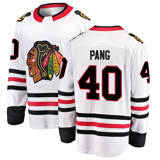 Fanatics Branded Darren Pang Chicago Blackhawks Breakaway Away Jersey - White