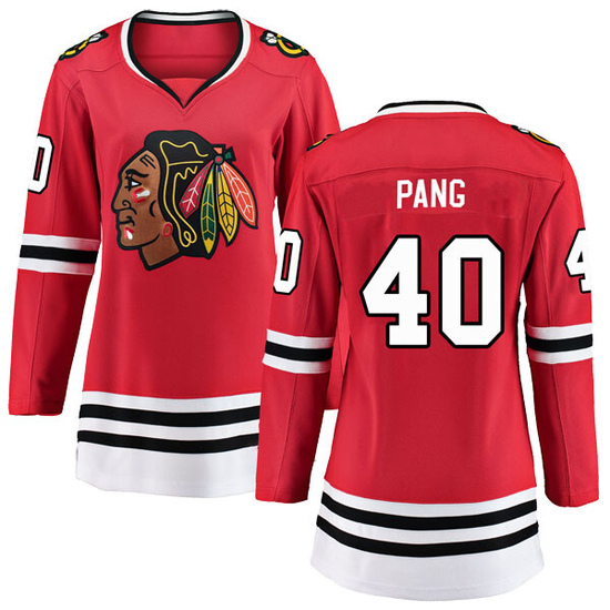Fanatics Branded Darren Pang Chicago Blackhawks Women's Breakaway Home Jersey - Red