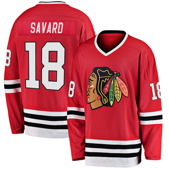 Fanatics Branded Denis Savard Chicago Blackhawks Premier Breakaway Heritage Jersey - Red