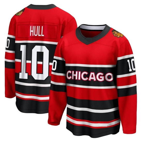 Fanatics Branded Dennis Hull Chicago Blackhawks Breakaway Special Edition 2.0 Jersey - Red