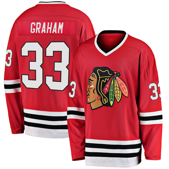 Fanatics Branded Dirk Graham Chicago Blackhawks Premier Breakaway Heritage Jersey - Red