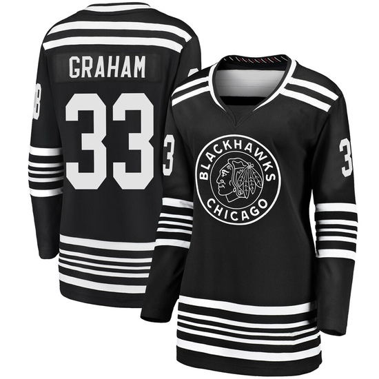 Fanatics Branded Dirk Graham Chicago Blackhawks Women's Premier Breakaway Alternate 2019/20 Jersey - Black