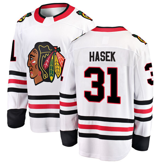 Fanatics Branded Dominik Hasek Chicago Blackhawks Breakaway Away Jersey - White