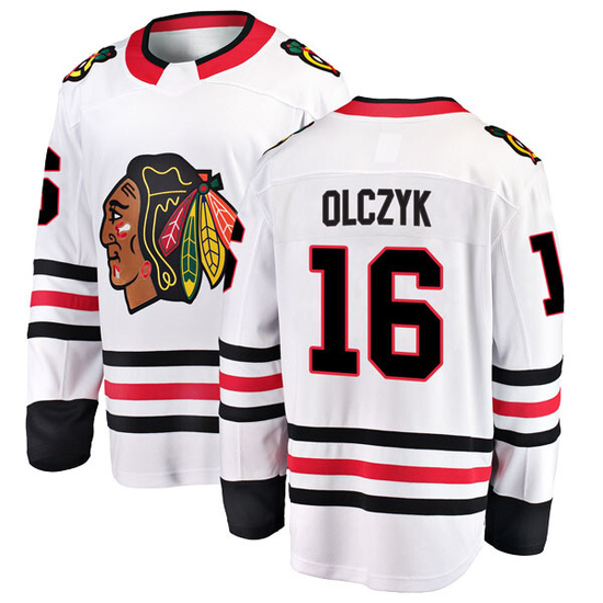 Fanatics Branded Ed Olczyk Chicago Blackhawks Breakaway Away Jersey - White