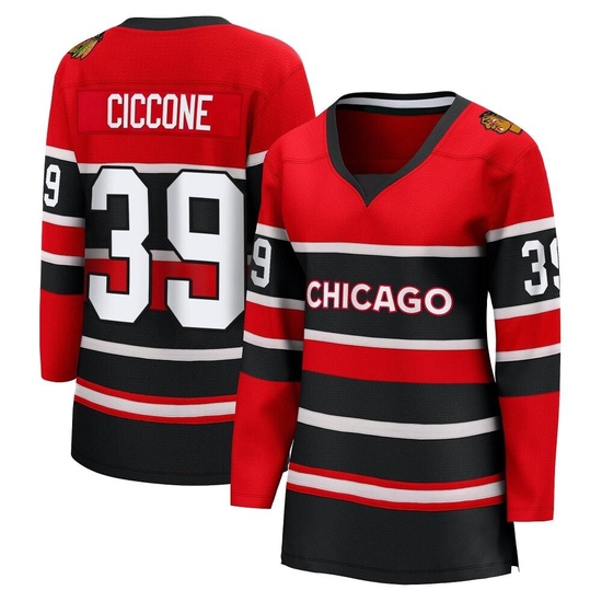 Fanatics Branded Enrico Ciccone Chicago Blackhawks Women's Breakaway Special Edition 2.0 Jersey - Red