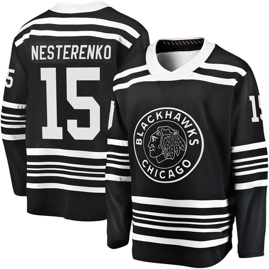Fanatics Branded Eric Nesterenko Chicago Blackhawks Premier Breakaway Alternate 2019/20 Jersey - Black