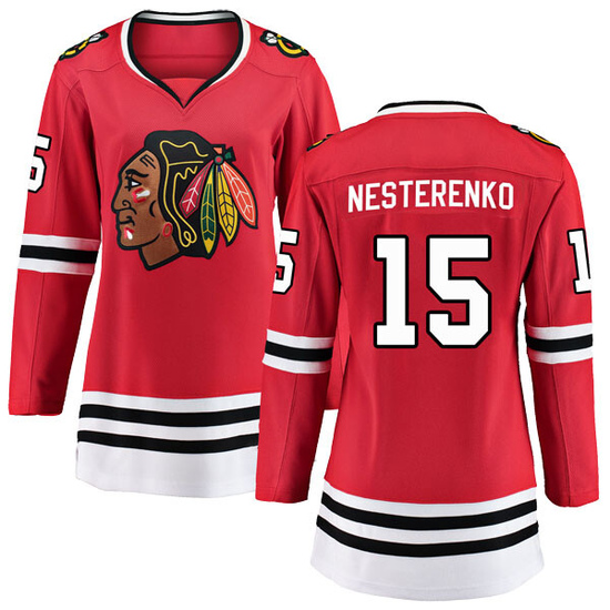 Fanatics Branded Eric Nesterenko Chicago Blackhawks Women's Breakaway Home Jersey - Red