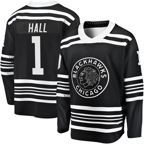 Fanatics Branded Glenn Hall Chicago Blackhawks Premier Breakaway Alternate 2019/20 Jersey - Black